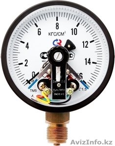 Манометр с электроконтактной приставкой #988094