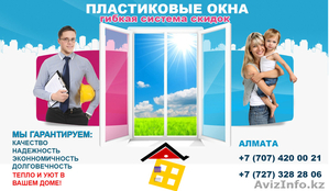   Окна,  двери,  балконные пары,  перегородки,  витражи в Алмате #949783