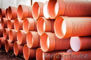 Гофрированные двухслойные трубы из полипропилена для безнапорной канализации #1000116