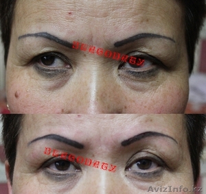 татуаж бровей (волосковый и шотирование) #1012208