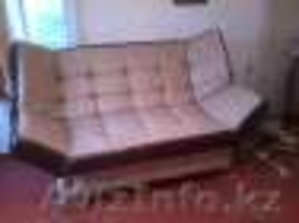 Диван с механизмом трансформации клик-кляк из высокачественного кожзаменителя .. #1010073