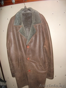 Мужская натуральная дубленка,  размер 56 #1006003