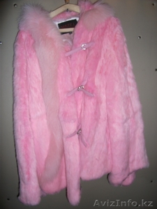 Шуба из кролика,  размер 44 #1006007