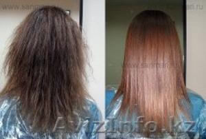 ламинация, профессиональное выпрямление волнистых волос, коллористика #1011640