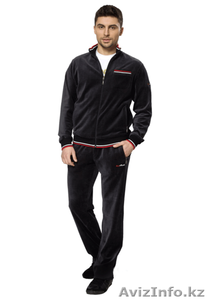 Спортивный костюм велюровый+Поло мужское в подарок #1013912