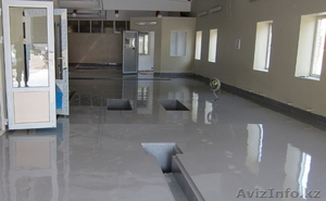 Наливной эпоксидный пол для автомойки #1003154