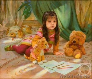 пишу портреты, масляными красками , холст #1016767