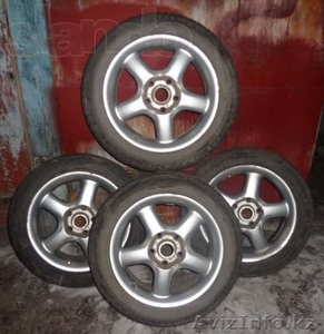 оригинальные титановые диски R16 на BMW-3 #1021106