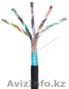 Кабель NETLAN F/UTP 25 пар,  Кат.5,  внешний,  PE -40C,  одножильный,  100МГц,  черный #1016124