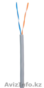 Кабель NETLAN CCA U/UTP 2 пары,  Кат.5,  внутренний,  PVC,  одножильный,  100МГц #1016119