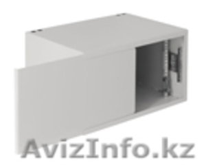 Настенный антивандальный шкаф пенального типа,  7U,  Ш520хВ320хГ400мм,  OEM,  серый  #1016077