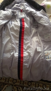 Продам зимнюю куртку,  серая с норковой ставочкой,  мех писец. #1021749