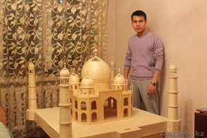 Тадж Махал из спичек #1019011