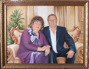 Портрет маслом по фотографии на заказ- не печать. Художник профессионал #1018579