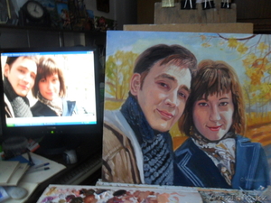 Пишу портреты  по фото разная техника живописи. #322169