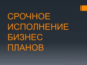 Срочное исполнение Бизнес Плана #1023231