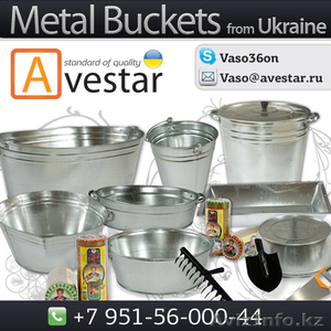 Оцинкованная посуда (Ведро оицнкованное,  баки,  тазы,  крышка СКО-82) #1027262