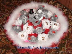 Эксклюзив от ЮлиаНы. Букеты из мягких игрушек и конфет. #1034645