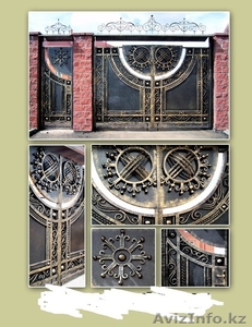 Ворота,  решетки,  железные двери,  перила,  навесы и тд. #1037234