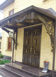 Кованые козырьки,  качественно,  надежно,  долговечно,  приемлемые цены #1044346