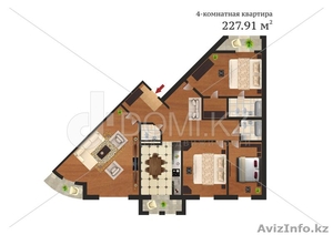 Улучшеная квартира в ЖК Тулпар Элит. #1044013