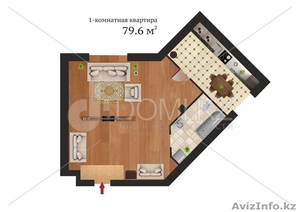 Новая вартира в ЖК Ак Булак 3. #1043936