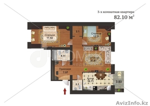 Улучшеная квартира в ЖК Алтын Босага. #1043990