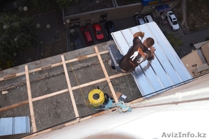 Монтаж балконного козырька #1054890