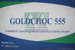 Зам. масла какао лауриновый « GOLDCHOC 555» производитель ком. « MUSIM MAS »  #1055090