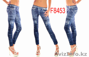 Легенсы варенка темно синие #1077541