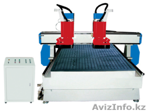 Фрезерно-гравировальный станок с ЧПУ и 2 шпинделями 1300x2500х200мм #1079079