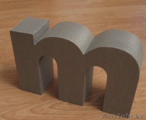 Изготавливаем буквы и формы из пенопласта #1097601