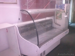 Продам витринный холодильник б/у 65 000 тг.и морозильный ларь для мороженного б/ #1094322