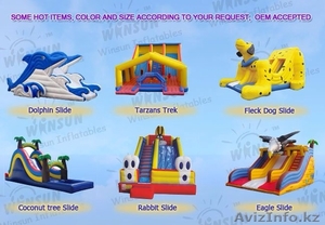 Надувные горки аттракционы  #1087356