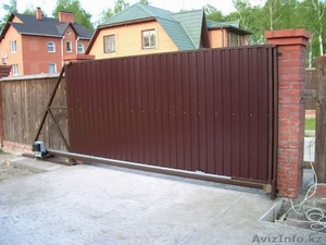 Сдвижные ворота Алматы. #1093638