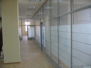 Офисные стационарные и цельностеклянные перегородки #1101253