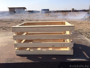 Ящик деревянный под яблоки. Опт 480 тг. #1069848