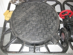 Люк из высокопрочного чугуна D400,  квадратный,  ВК,  ГТС,  Қазақтелеком #1111313