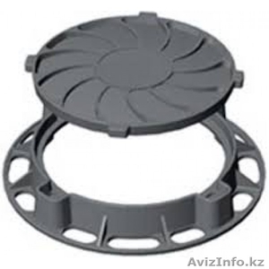 Люк чугунный,  тип-Л,  круглый,  ВК,  ГТС CT-KZ #1111048