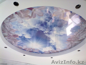 бесшовные натяжные потолки #1083191