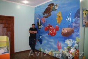  Роспись стен.Декоративная штукатурка,  леонардо, лепка барельефов  #1113575