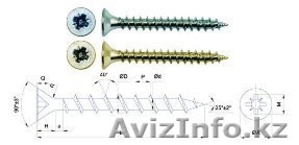 Шуруп для крепления оконных рам #1120301