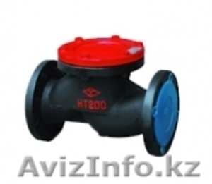 Клапаны обратные поворотные (горизонтальные) фланцевые чугунные Н41Т-16 #1117828