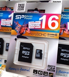 Карта памяти microSD 16Gb Class 6 #1122435