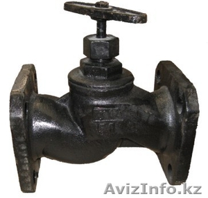Вентили запорные фланцевые чугунные            15кч19п (РУ-16) ГОСТ России #1117713