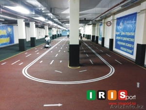 Напольное покрытие из резиновой крошки для спортивных и детских площадок #1137358