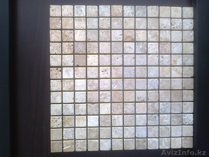 Мозаика антик из светлого травертина   #1141075