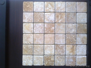 Мозаика из желтого  травертина  #1141125