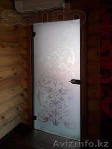 Изготовление стеклянных межкомнатных дверей #1143896