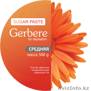 Сахарная паста для шугаринга Gerbere средняя,  500гр #1153015